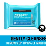 Neutrogena Hydro Boost Makeup Remover Wipes & Face Cleansing Towelettes, 25 Count